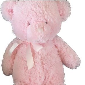 Super Soft Pink Valentine Bear Plush 21"